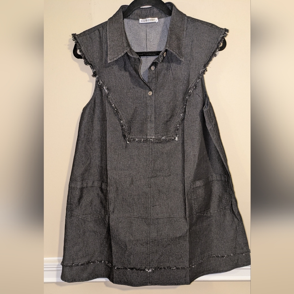 Guberry Black Sleeveless Dress